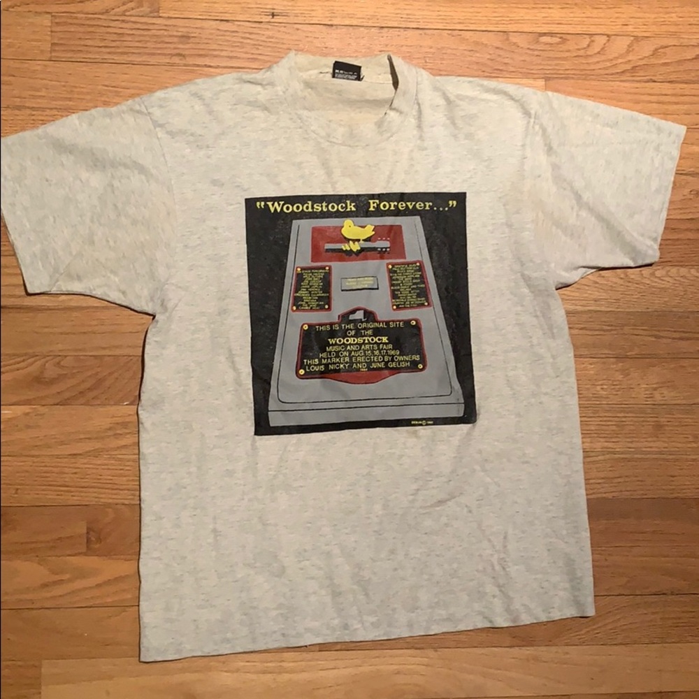 Vintage Screen Stars Best Woodstock T-Shirt Sz L